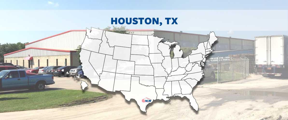 ACM Houston, TX U.S. region map and building